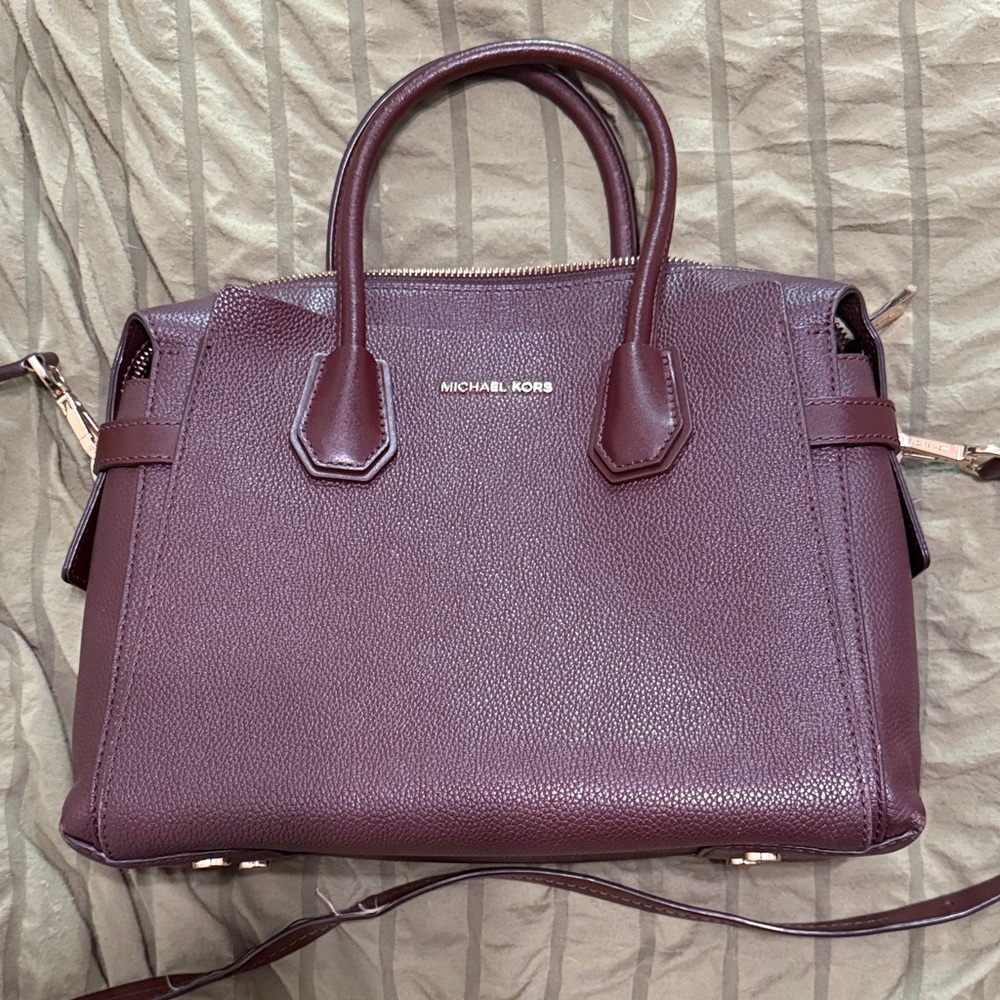 Michael Kors Plum Satchel Bag